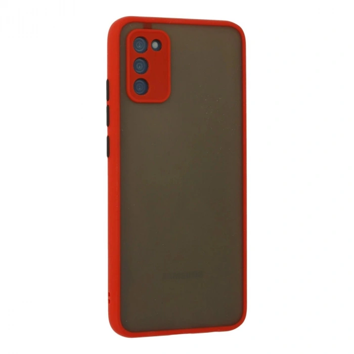 Galaxy A03s Kılıf Montreal  Kapak - Kırmızı