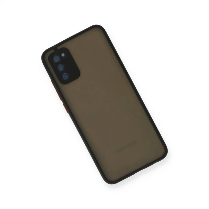 Galaxy A03s Kılıf Montreal  Kapak - Siyah