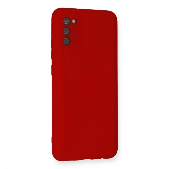 Galaxy A03s Kılıf Nano İçi Kadife  - Kırmızı