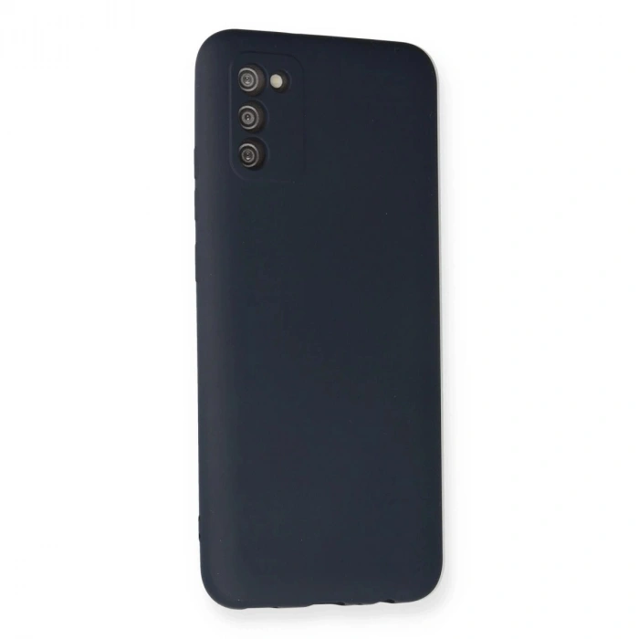 Galaxy A03s Kılıf Nano İçi Kadife  - Lacivert
