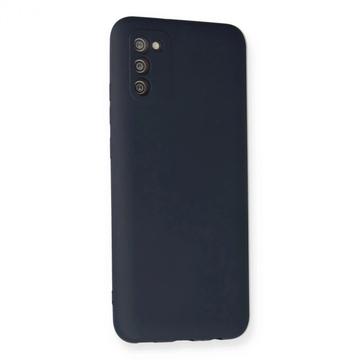 Galaxy A03s Kılıf Nano İçi Kadife  - Lacivert
