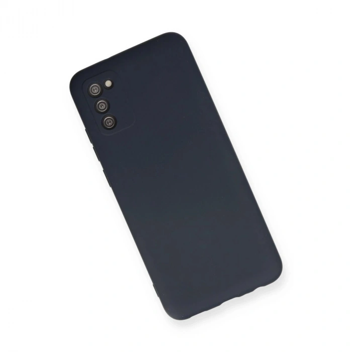 Galaxy A03s Kılıf Nano İçi Kadife  - Lacivert