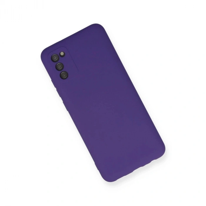 Galaxy A03s Kılıf Nano İçi Kadife  - Mor