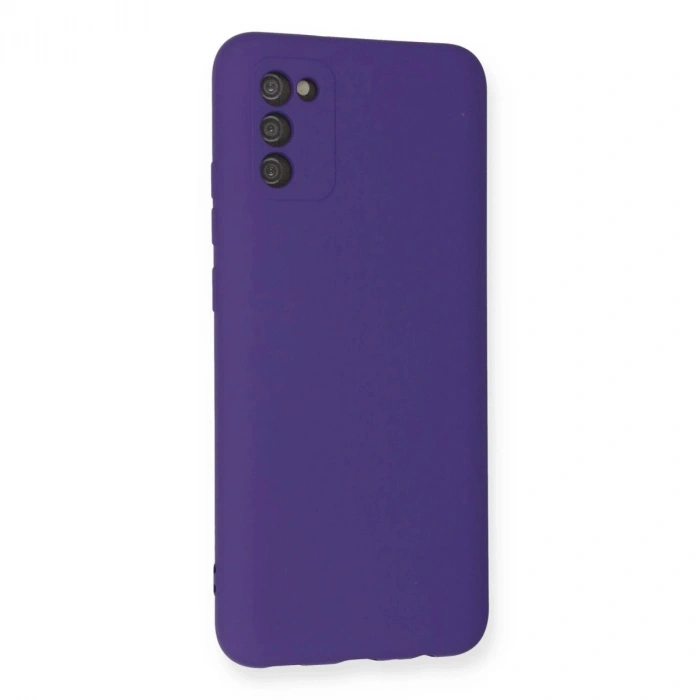 Galaxy A03s Kılıf Nano İçi Kadife  - Mor