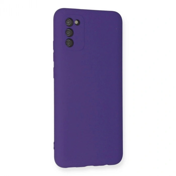 Galaxy A03s Kılıf Nano İçi Kadife  - Mor