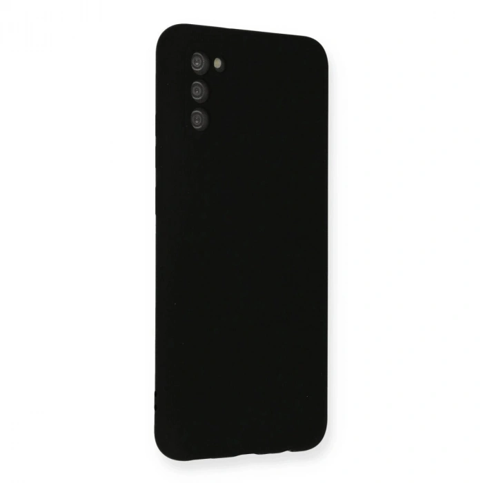Galaxy A03s Kılıf Nano İçi Kadife  - Siyah