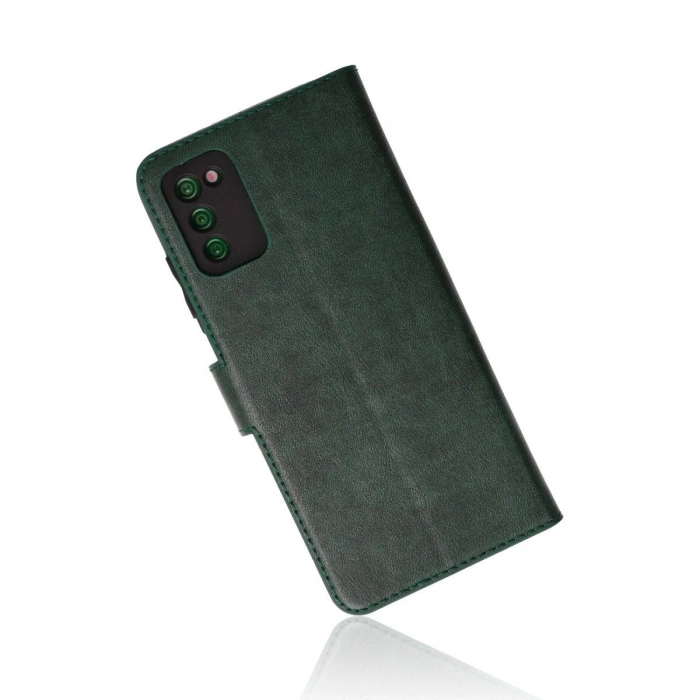 Galaxy A03s Kılıf Trend S Plus Kapaklı Kılıf - Yeşil