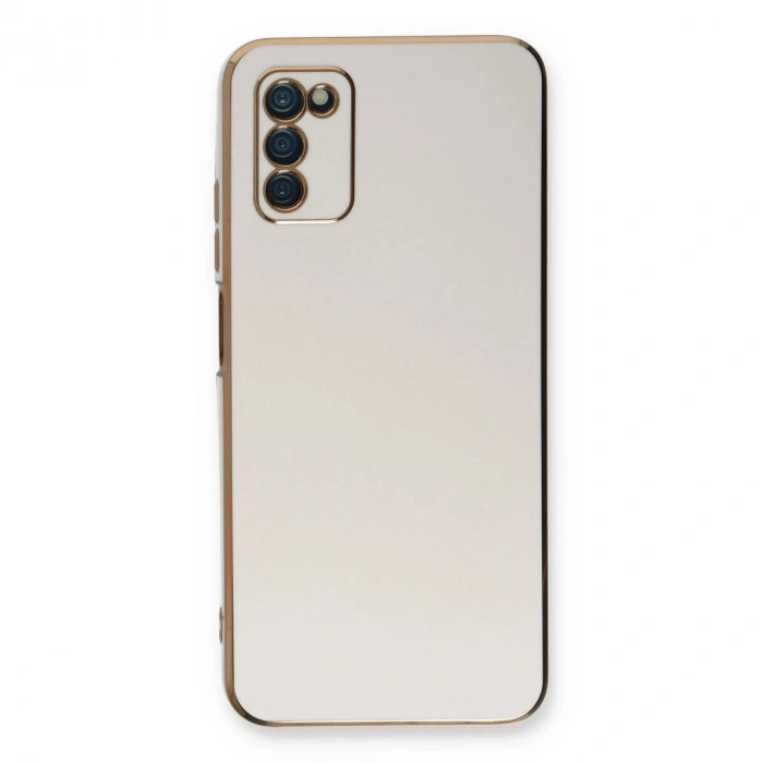 Galaxy A03s Kılıf Volet  - Beyaz