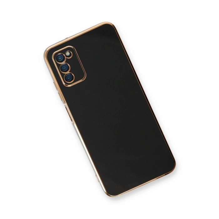 Galaxy A03s Kılıf Volet  - Siyah