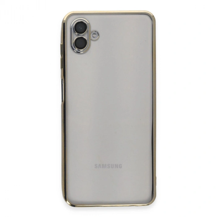 Galaxy A04 Kılıf  Lensli  - Gold