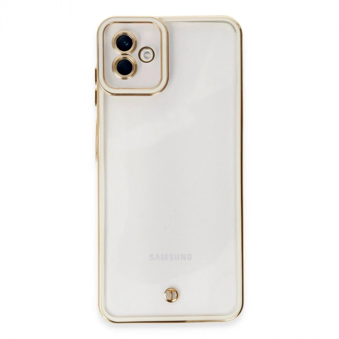 Galaxy A04 Kılıf Liva Lens  - Beyaz