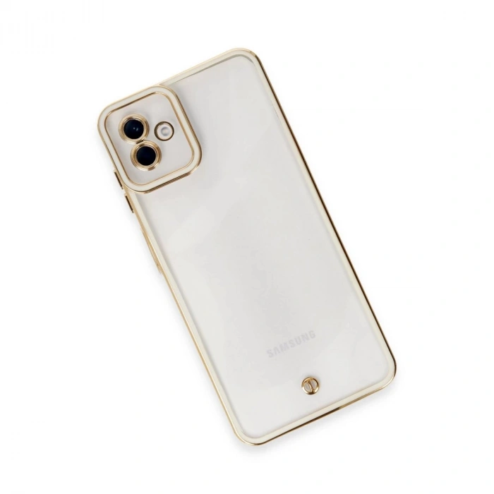 Galaxy A04 Kılıf Liva Lens  - Beyaz