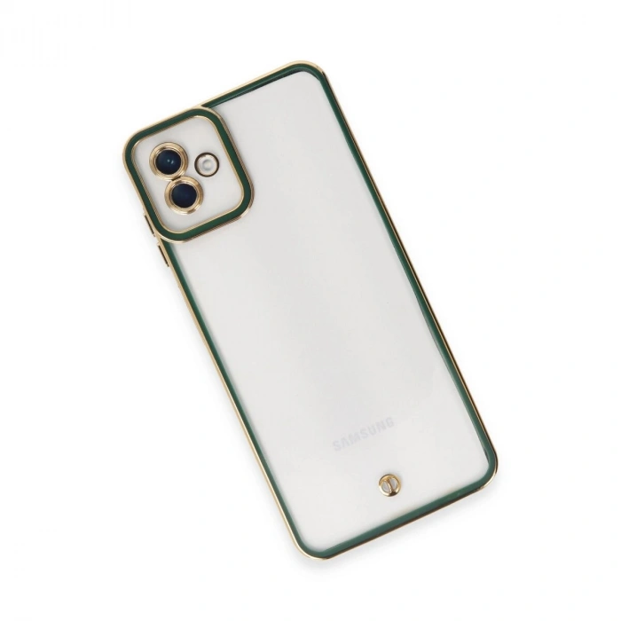 Galaxy A04 Kılıf Liva Lens  - Yeşil
