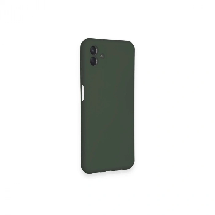 Galaxy A04 Kılıf Nano İçi Kadife  - Koyu Yeşil