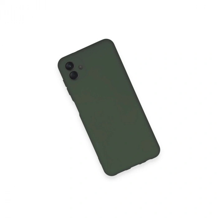 Galaxy A04 Kılıf Nano İçi Kadife  - Koyu Yeşil