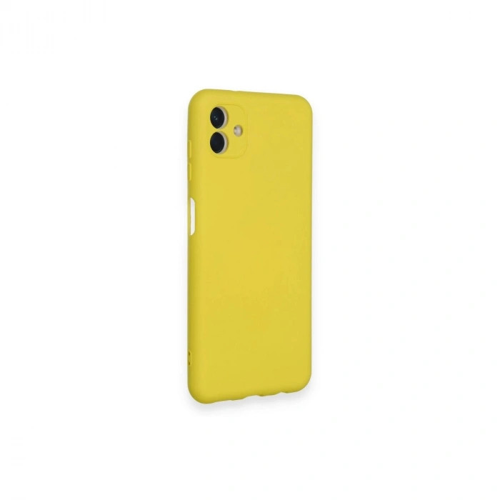 Galaxy A04 Kılıf Nano İçi Kadife  - Sarı