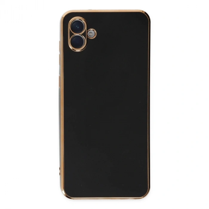 Galaxy A04 Kılıf Volet  - Siyah