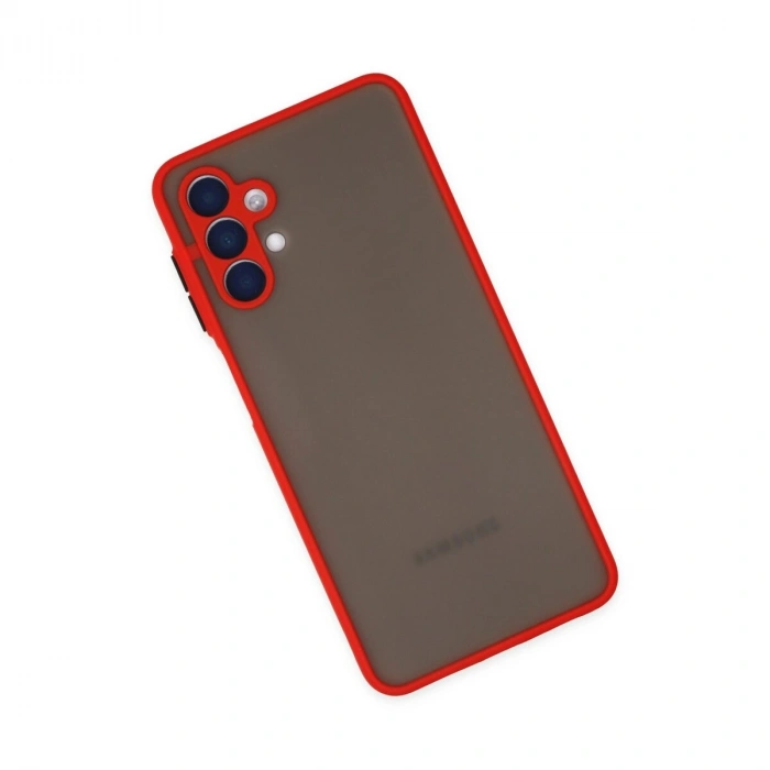 Galaxy A04s Kılıf Montreal  Kapak - Kırmızı