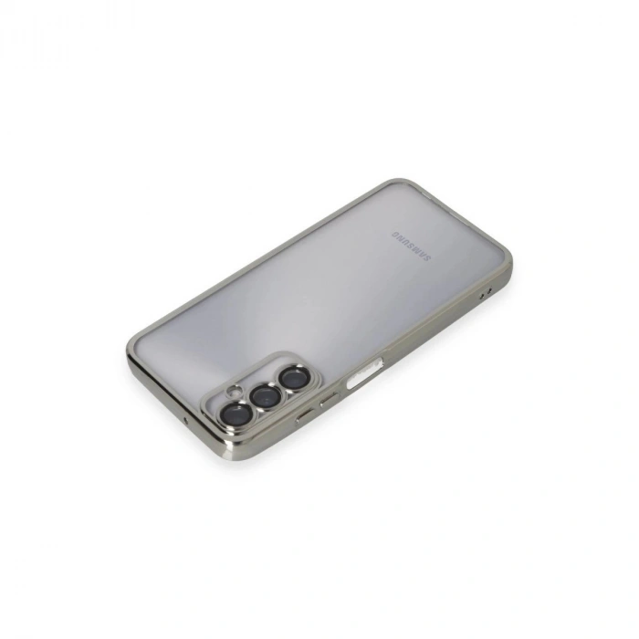 Galaxy A05s Kılıf  Lensli  - Gümüş