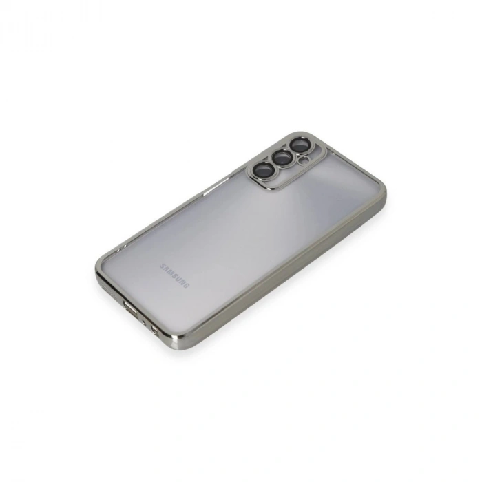 Galaxy A05s Kılıf  Lensli  - Gümüş