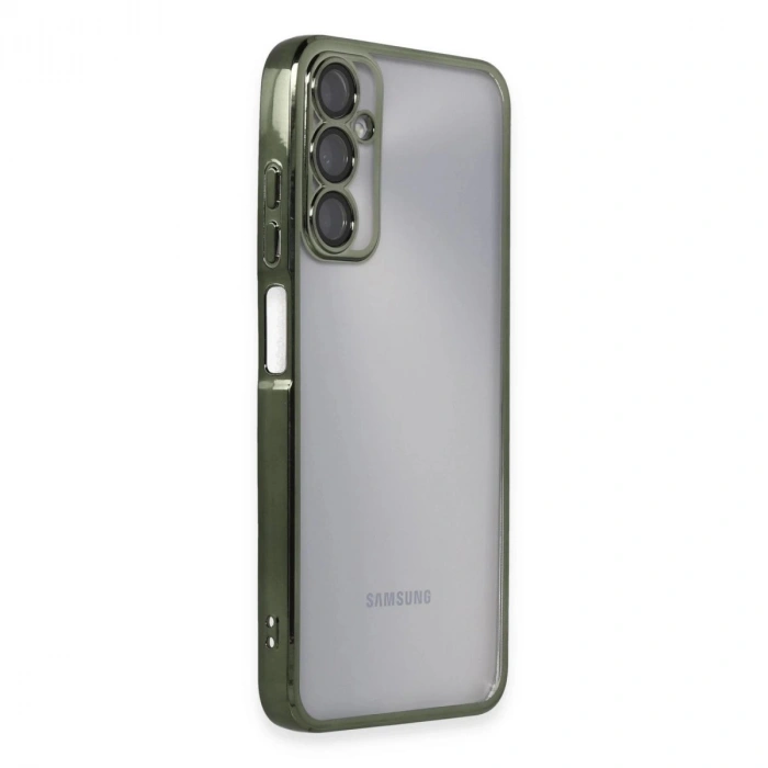 Galaxy A05s Kılıf  Lensli  - Yeşil