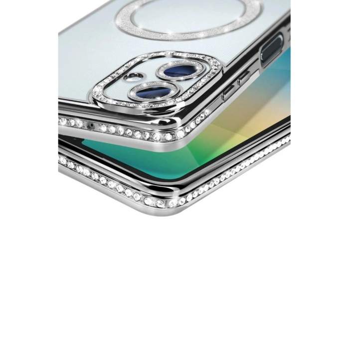 Galaxy A06 Joke Simli Magneticsafe Kılıf - Gümüş