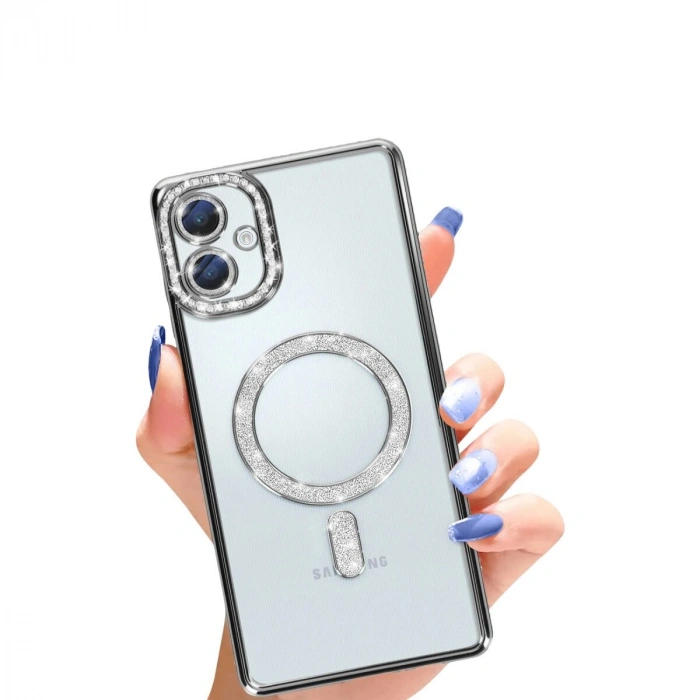Galaxy A06 Joke Simli Magneticsafe Kılıf - Siyah