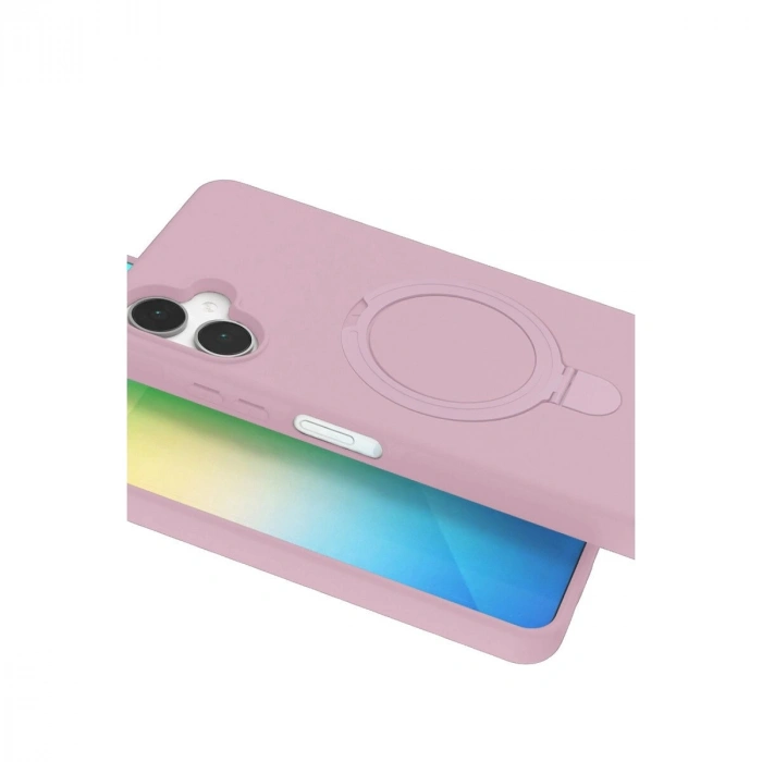 Galaxy A06 Regal Magsafe Standlı Kapak - Açık Pembe