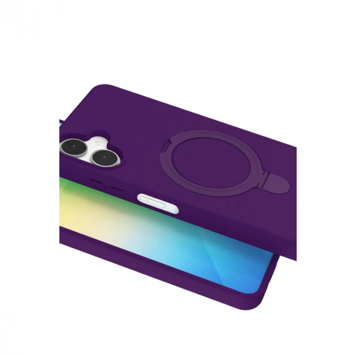 Galaxy A06 Regal Magsafe Standlı Kapak - Derin Mor