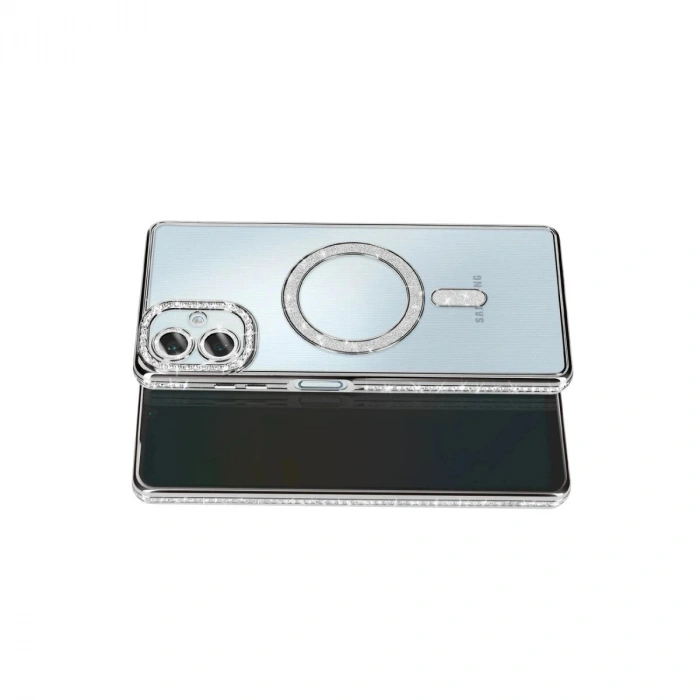 Galaxy A07 4g Joke Simli Magneticsafe Kılıf - Gümüş