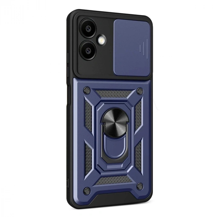 Galaxy A07 4g Pars Lens Yüzüklü  - Lacivert