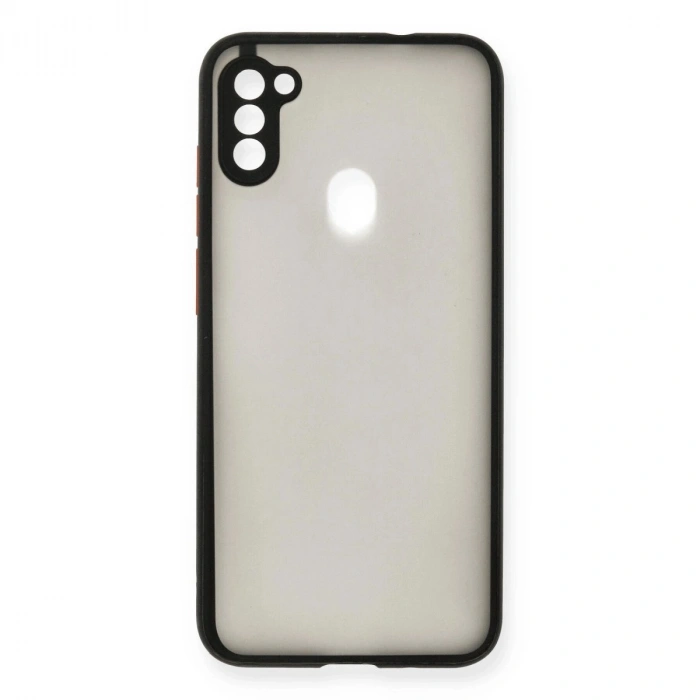 Galaxy A11 Kılıf Montreal  Kapak - Siyah