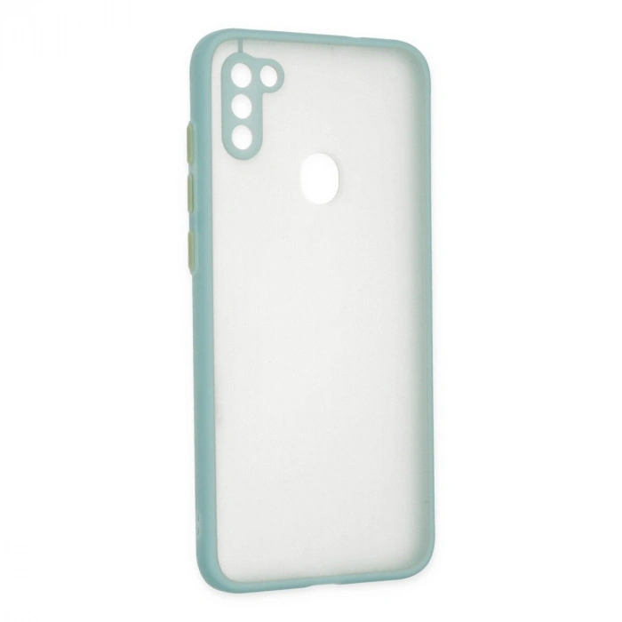 Galaxy A11 Kılıf Montreal  Kapak - Turkuaz
