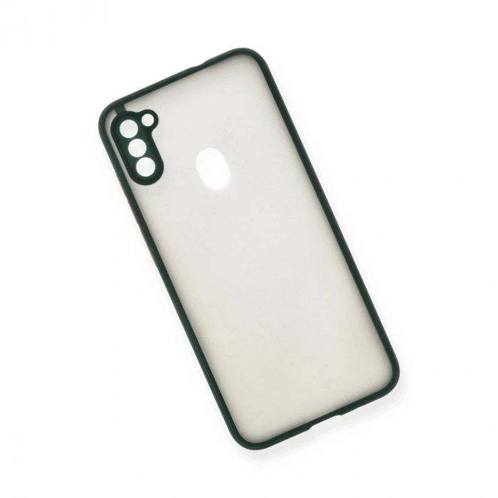 Galaxy A11 Kılıf Montreal  Kapak - Yeşil