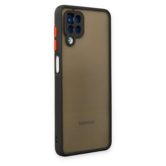 Galaxy A12 Kılıf Montreal  Kapak - Siyah