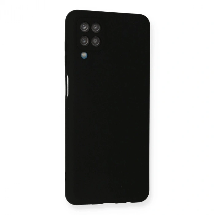 Galaxy A12 Kılıf Nano İçi Kadife  - Siyah