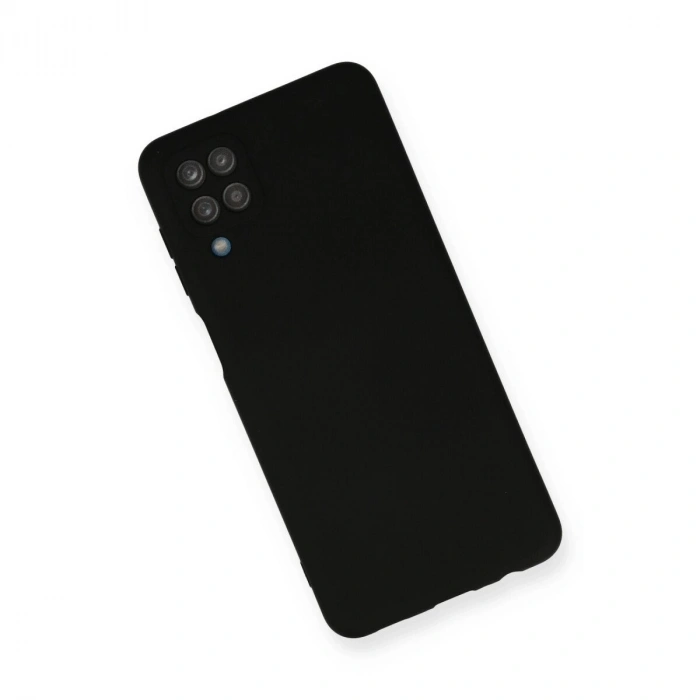 Galaxy A12 Kılıf Nano İçi Kadife  - Siyah
