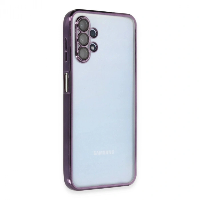 Galaxy A13 4g Kılıf  Lensli  - Mor