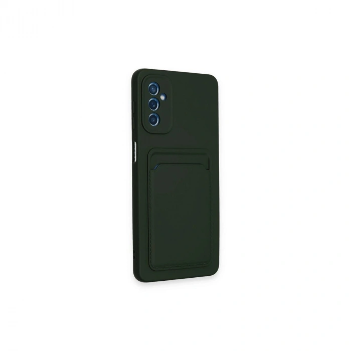 Galaxy A14 4g Kılıf Kelvin Kartvizitli  - Koyu Yeşil