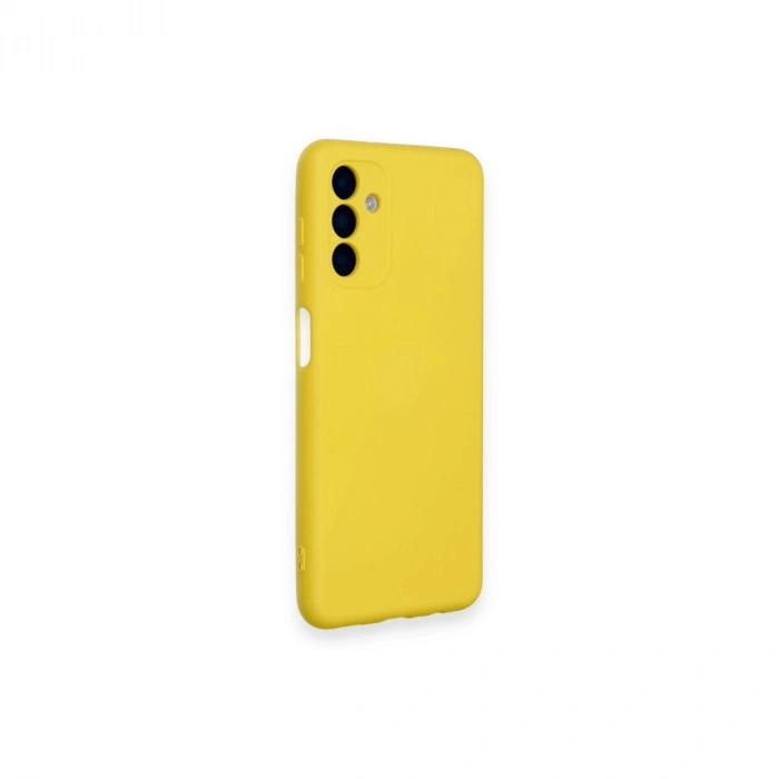 Galaxy A14 4g Kılıf Nano İçi Kadife  - Sarı