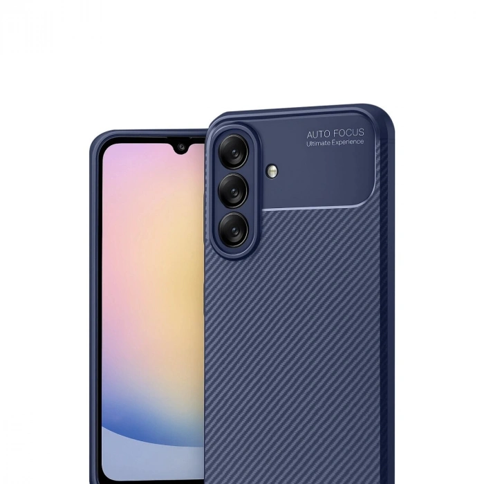Galaxy A17 5g Auto Fus Karbon Kapak - Lacivert