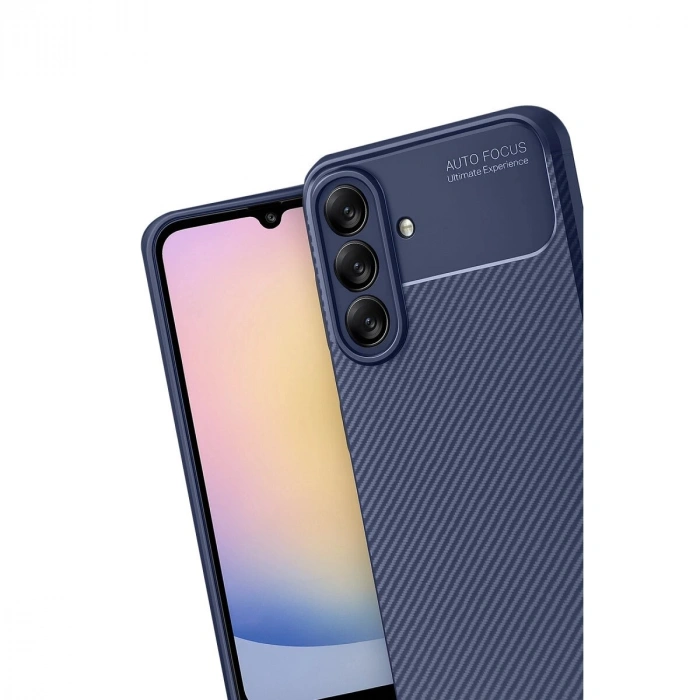 Galaxy A17 5g Auto Fus Karbon Kapak - Lacivert