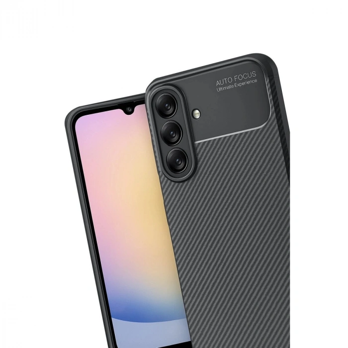 Galaxy A17 5g Auto Fus Karbon Kapak - Siyah