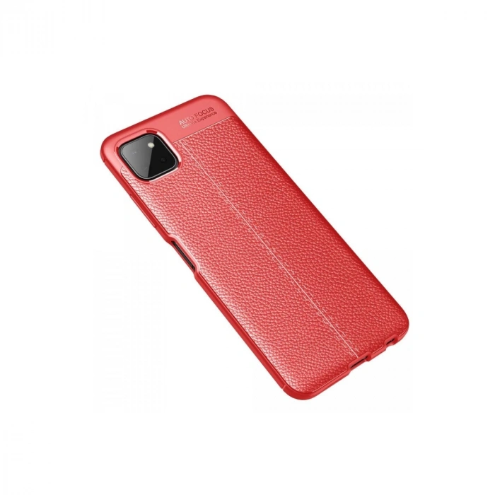 Galaxy A22 Kılıf Auto Fus Kapak - Kırmızı