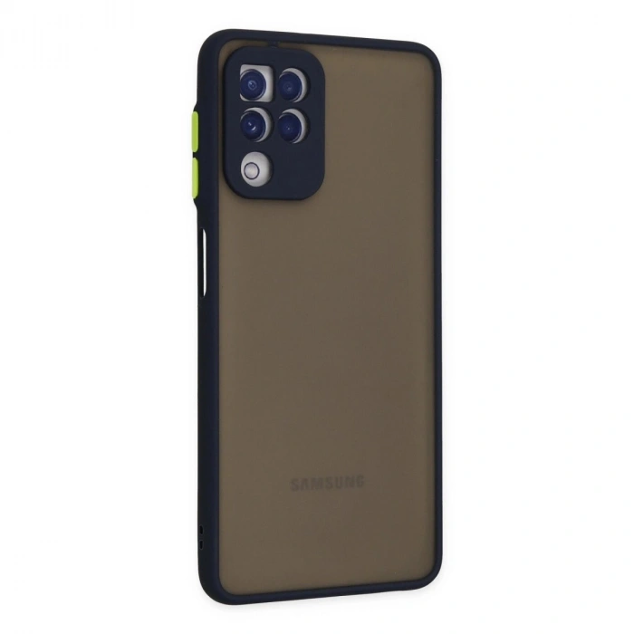 Galaxy A22 Kılıf Montreal  Kapak - Lacivert