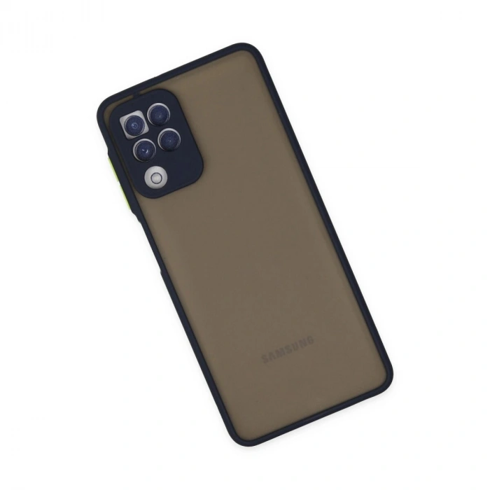 Galaxy A22 Kılıf Montreal  Kapak - Lacivert