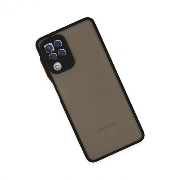 Galaxy A22 Kılıf Montreal  Kapak - Siyah