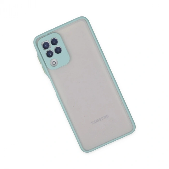 Galaxy A22 Kılıf Montreal  Kapak - Turkuaz