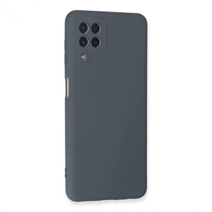 Galaxy A22 Kılıf Nano İçi Kadife  - Gri