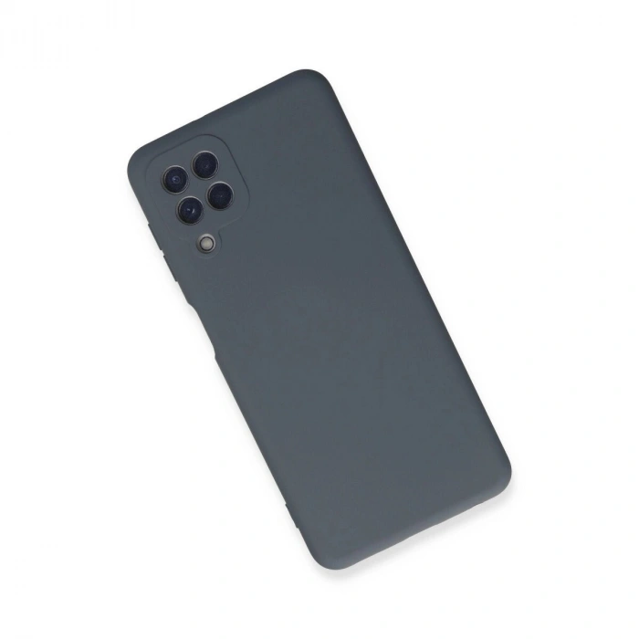 Galaxy A22 Kılıf Nano İçi Kadife  - Gri